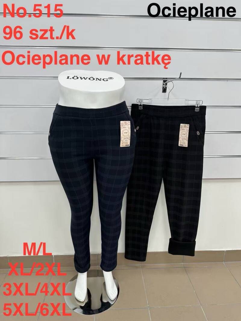 Spodnie damskie duże rozmiary Roz M-6XL, 1 kolor Paczka 10 szt